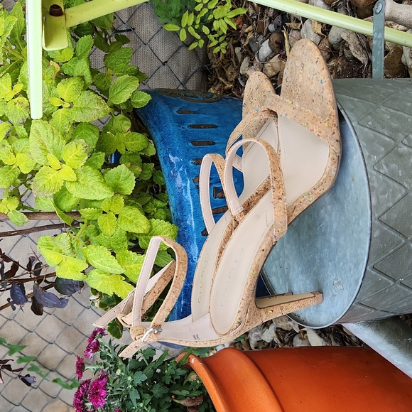 Cork multicolored heels - Picture 4 of 5